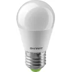 Лампа светодиодная LED 6вт E27 теплый матовый шар