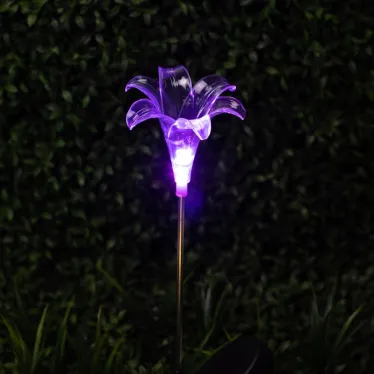 Светильник уличный Лилия на солнечных батареях садовый 75 см ERASF22-19 ЭРА