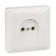 ХИТ Розетка скрытая без заземления 250В 10А белая