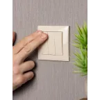 Валенсия выключатель 3-кл. 10А кремовый