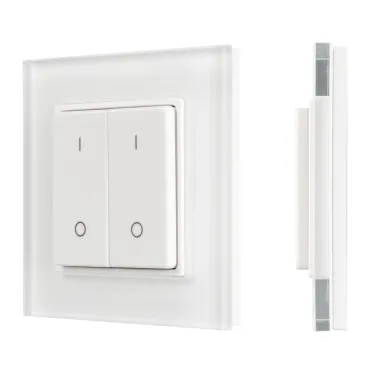 Панель SMART-P47-DIM-G-SUF (3V, 2 зоны, Knob, 2.4G) (Arlight, Стекло) | 032984 | Arlight