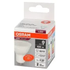 Лампа светодиодная LED 6 Вт GU10 4000К 480Лм спот 220 В (замена 50Вт) OSRAM
