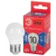 Лампа светодиодная LED 10 Вт 800Лм 6500К шар холодный E27 220-240В LED P45-10W-865-E27 Red Line