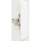 ЭТЮД Розетка двойная скрытой установки с заземлением со шторками 16А 250B, белый