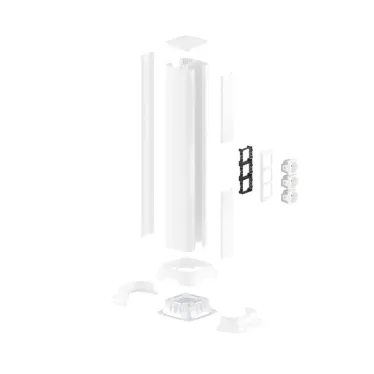 Колонна алюминиевая 710 мм белая