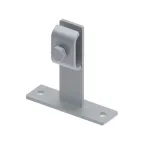 Держатель для круглых проводников, исполнение с монтажной пластиной, L-100. Материал - горячеоцинкованная сталь.