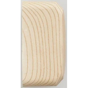 ЭТЮД Розетка наружная без заземления без шторок сосна