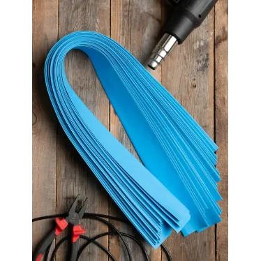 Трубка термоусаживаемая ТУТ нг 30/15 синяя в отрезках по 1м PROxima