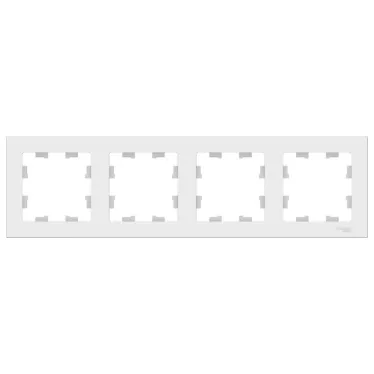 Рамка четырехпостовая ATLASDESIGN универсальная белый