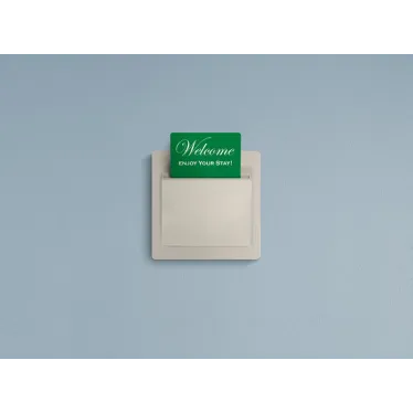 ETIKA Выключатель ключ-карта слоновая кость