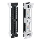 Патч-панель настенная 12 портов RJ-45 категория 5е с подставкой WRline