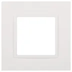 Рамка для розеток и выключателей Elegance 14-5011-01 Classic, на 1 пост, белый