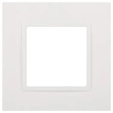 Рамка для розеток и выключателей Elegance 14-5011-01 Classic, на 1 пост, белый