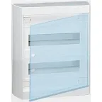 Щит распределительный навесной ЩРн-П-24 пластиковый прозрачная дверь Nedbox