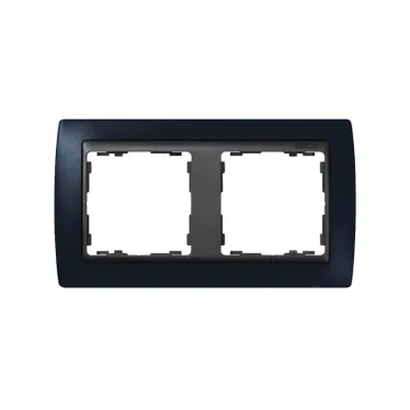 Рамка на 2 поста, S82, графит - графит