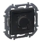 Термостат с внешним датчиком для тёплых полов INSPIRIA антрацит