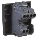 Avanti Переключатель одноклавишный модульный, , Черный матовый, 2 модуля