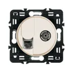 Celiane Сл. кость Накладка блока комп. + TV розетки | 066234 | Legrand