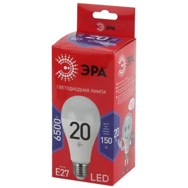 Лампа светодиодная LED A65-20W-865-E27 R (диод, груша, 20Вт, хол, E27) (10/100/1200)