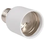 ПР27-40-К02 Переходник пластик, Е27-Е40, белый, индивидуальный пакет, IEK