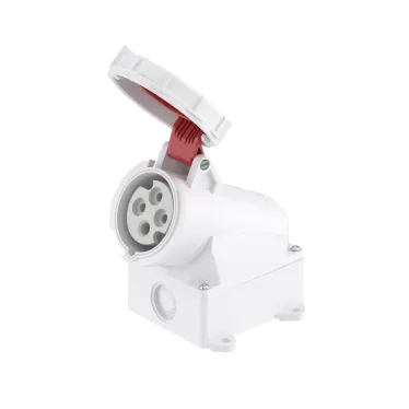 Розетка наружная IP67 63A 3P+E 400V