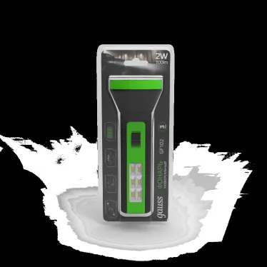 Фонарь светодиодный ручной 2 Вт 100 лм Черный IP3X аккумуляторный Lead acid 250мАч GFL Gauss