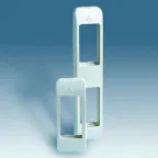 Рамка узкая с суппортом на 2 узких модуля 32х153мм слоновая кость