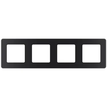 Рамка 4 поста INSPIRIA антрацит