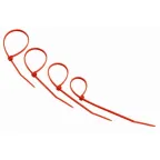 Хомут-стяжкa нeйлонoвая 150x2,5 мм, красная, упаковка 25 шт. | 07-0156-25 | REXANT