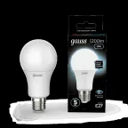 Лампа светодиодная LED 12 Вт 1200 лм 4100К А60 груша нейтральный E27 AC 220В Black Gauss