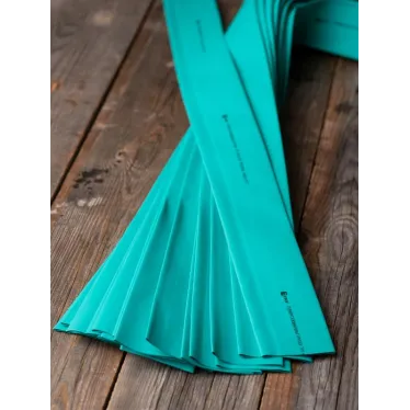 Трубка термоусаживаемая ТУТ нг 30/15 зеленая в отрезках по 1м PROxima