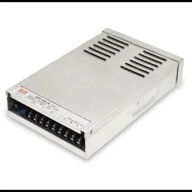 Драйвер 350Вт 24V для светодиодной ленты Meanwell ERP-350-24 IP20 221x130x48мм без активного охлаждения | ERP-350-24 | VARTON