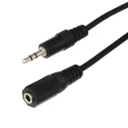 Аудио кабель 3.5 мм гнездо - штекер, 7 м