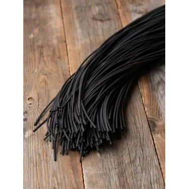 Трубка термоусаживаемая ТУТ нг 2/1 черная в отрезках по 1м PROxima