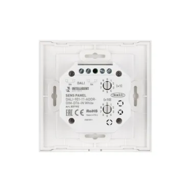 INTELLIGENT ARLIGHT Сенсорная панель DALI-901-11-ADDR-DIM-DT6-IN White (BUS) (IARL, IP20 Пластик, 3 года) | 037192 | Arlight