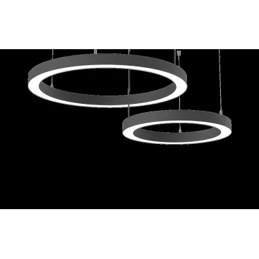 Светодиодный светильник Enso подвесной 30 Вт 600х40 мм 3000 K с рассеивателем опал RAL9005 черный матовый | V1-R0-90524-30000-2003030 | VARTON