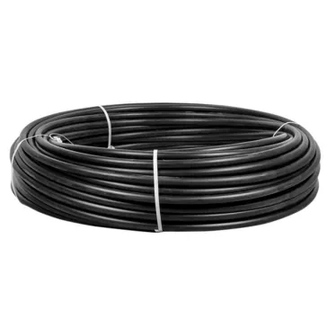 Труба гладкая жесткая ПНД черная d20мм (100м) PROxima