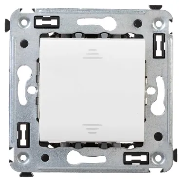 Avanti Переключатель одноклавишный в стену, ''Белое облако''