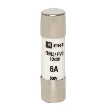 Плавкая вставка цилиндрическая ПВЦ 10х38 6А