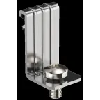 Зажим балочный верт. 1-5мм с отгибом и винтом М6х10 HDZ