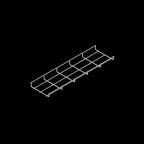 Проволочный лоток 30х200 L3000 мм INOX304