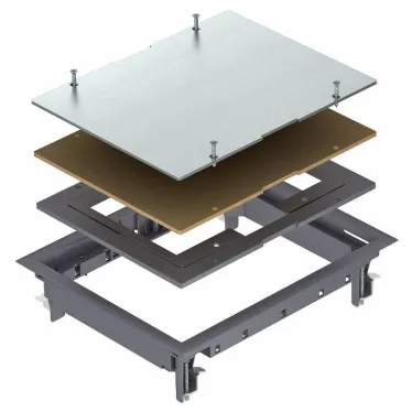 Ревизионный лючок ZES6-2 U (полиамид, серый)