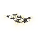 Гирлянда "Белт Лайт" серия Holiday для сменных ламп Е27, 10 ламп, 8 м, IP65, черный, 1/8 | HL070 | Gauss