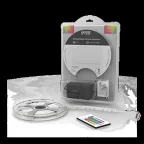 Лента светодиодная LED 5050/30-SMD 6 Вт/м 390 лм/м RGB DC 12В IP20 10мм комплект лента и драйвер (блистер 5м) Basic Gauss