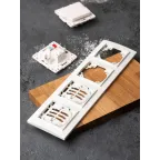 Рамка Минск 4-местная горизонтальная белая