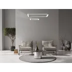 Светодиодный светильник Enso Q 590х590х40 мм 52 Вт 4000 K подвесной RAL9003 белый матовый с рассеивателем опал | V1-R0-0Q524-30000-2005240 | VARTON