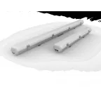 Cветильник cветодиодный промышленный ДПП "ВАРТОН BASIC" СТРОНГ 35Вт 4000К IP65 прозр.расс. | B1-I2-70210-03000-6503540 | VARTON