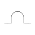 Скоба металлическая 32мм двухлапковая оцинкованная