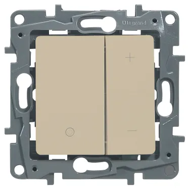 Etika Слоновая кость Светорегулятор нажимной, 400Вт | 672318 | Legrand