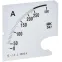 Шкала сменная для амперметра Э47 250/5А класс точности 1,5 96х96мм